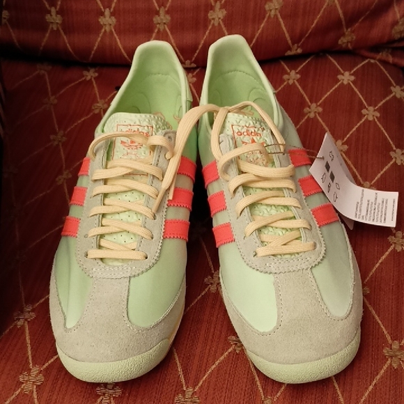 Adidas SL 72 OG Mint and Coral Sneakers - Picture 7 of 7